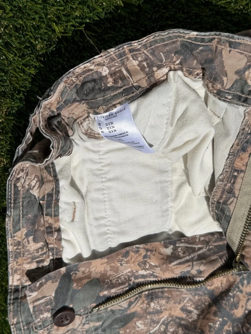 American Eagle Camo Cargo Pants
